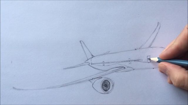 How To Draw | Boeing 787 Dreamliner