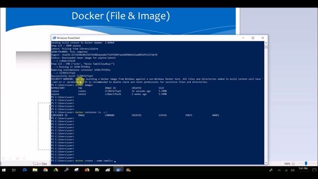 Docker#3 Dockerfile, Image & Container creation - Tamil Cloudguy - In Tamil смотреть онлайн
