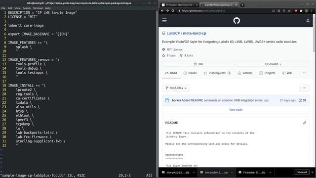 Sterling-LWB5+ - Yocto Integration Demo смотреть онлайн