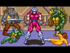 TMNT Rescue Palooza (OpenBoR) Все боссы без урона.