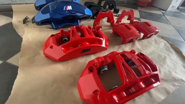 Покраска суппортов M-performance смотреть онлайн