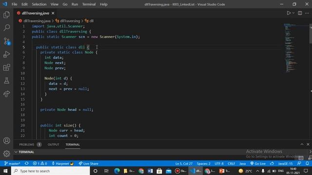 Operations on Doubly Linked List - Traversing смотреть онлайн