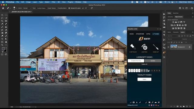 Photoshop CC : ลองใช้ Luminosity Mask ใน Beautify Panel 2.0 смотреть онлайн