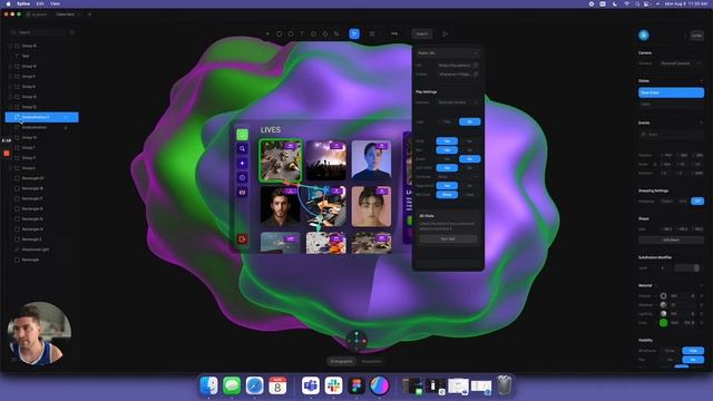 Integrate 3D Animated Assets into your Webflow website with Spline! смотреть онлайн