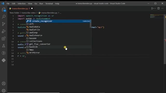 How To Transcribe A Video using Python SpeechRecognition & pydub libraries смотреть онлайн