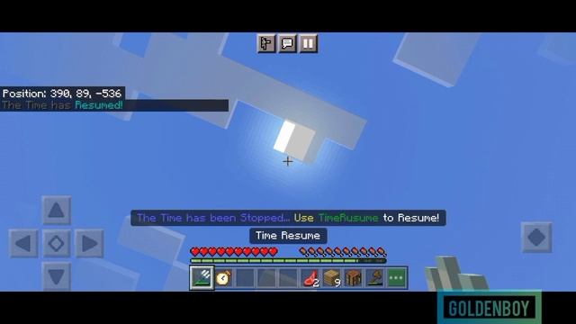 Minecraft but i can stop and resume the time! смотреть онлайн
