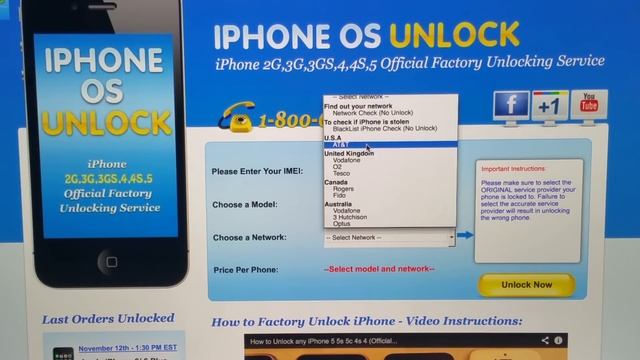How to Unlock iPhone 6+ 6 plus 6 (Apple Factory Unlock) смотреть онлайн