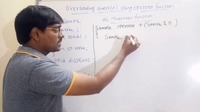 OVERLOADING BINARY PLUS (+) WITH OPERATOR FUNCTION AS MEMBER FUNCTION || C++ PROGRAMMING -Lecture-3 смотреть онлайн