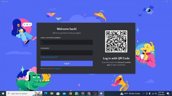 How to find QR Code on Discord PC