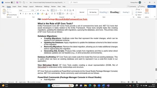 Entity Framework Core | EF Core | Day 1 | By Pranaya Rout | Dot Net Core Tutorials | Online Trainin смотреть онлайн