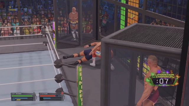WWE 2K23 Cody Rhodes Elimination Chamber PS5 4K HDR Gameplay - No Commentary смотреть онлайн