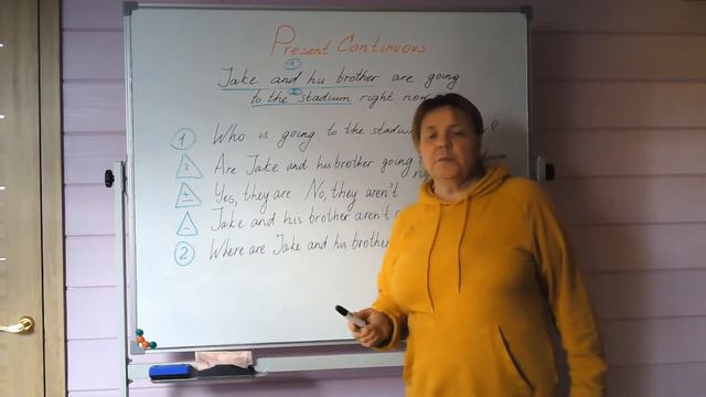 Урок английского языка. The Present Continuous Tense. Часть 2 смотреть онлайн