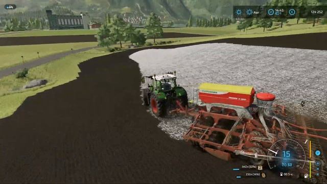 Farming Simulator 22 Erlengrat #3, разбрасываем известь, сеем бобы смотреть онлайн