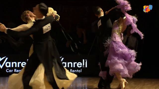 2024 WDSF GrandSlam Standard Calvia Quarterfinal Спортивные бальные танцы смотреть онлайн