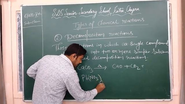 Class-10 (Chemistry) Types of Chemical Reaction {Part-5} смотреть онлайн