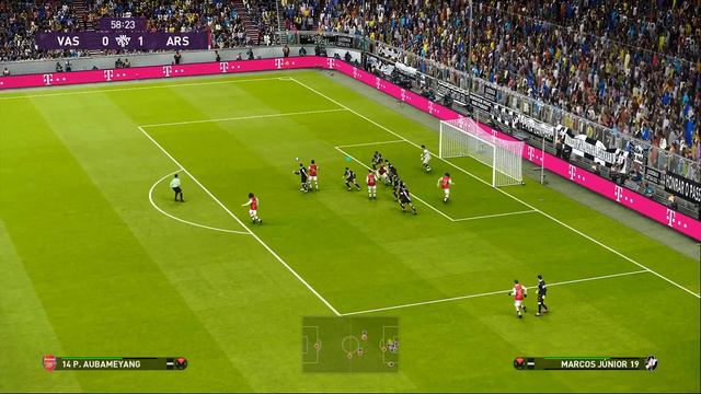 eFootball PES 2020 - Vasco Da Gama vs Arsenal - Gameplay (PC) смотреть онлайн