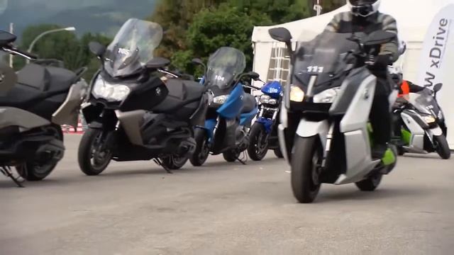 BMW C evolution test drive смотреть онлайн