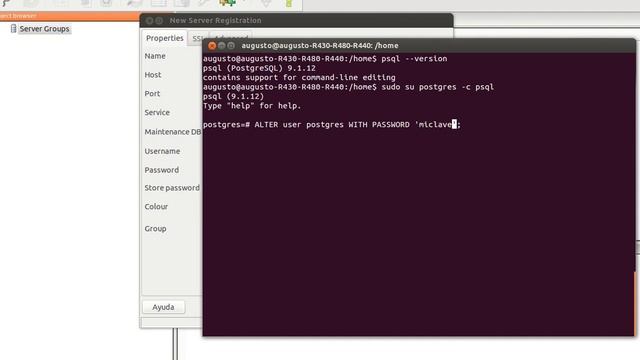 postgres primeros pasos - ubuntu смотреть онлайн