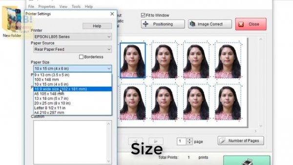 How to Make Passport Size Photo in One Click - Epson Easy Photo Print