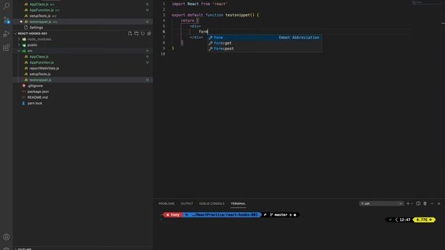 React HTML Snippet смотреть онлайн