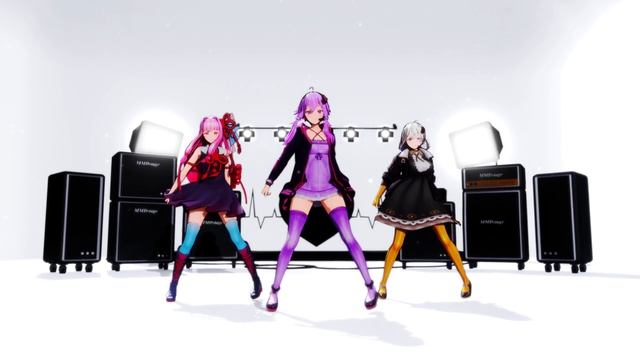[MMD MUSIC VIDEO] Akane & Akari & Yukari - CH4NGE смотреть онлайн