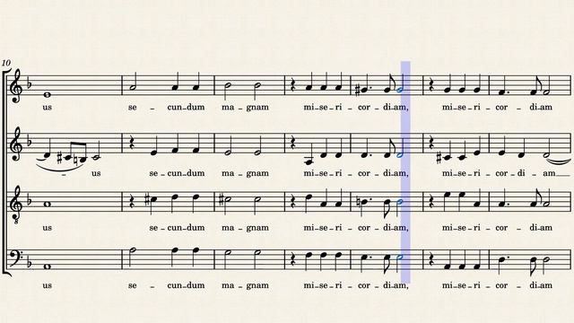 Miserere (alto) By Antonio Lotti (1667 - 1740)