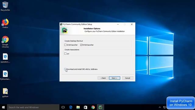Python Tutorial for Beginners lesson 8 Install PyCharm Python IDE on Windows 10 + First Project смотреть онлайн