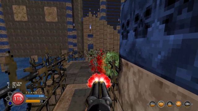 Doom 2: Elementalism - W4 The Palace of Tears - All Secrets No Commentary смотреть онлайн