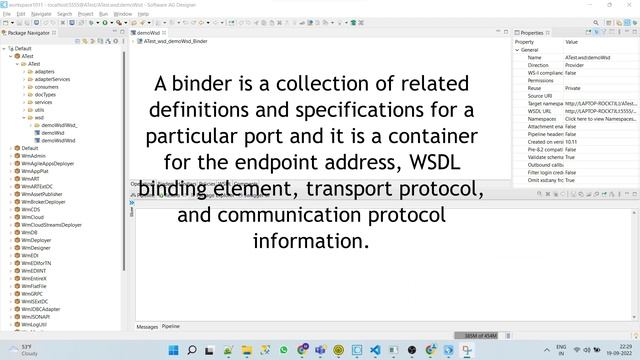 Web service endpoint alias and binders in webmethods смотреть онлайн