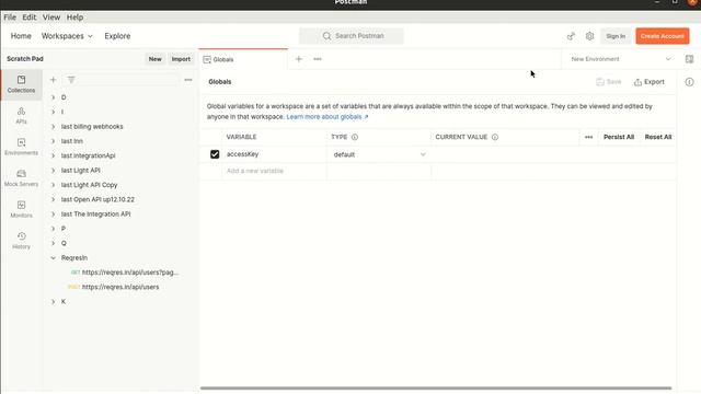 Как создать глобальную переменную #postman #variables смотреть онлайн