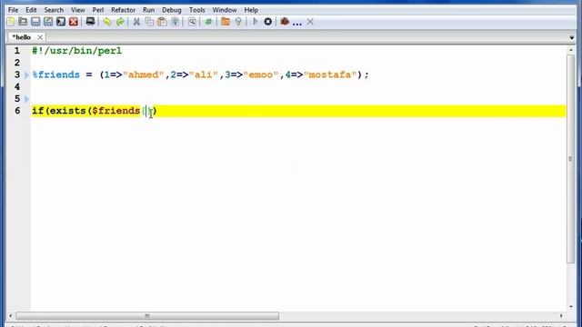 perl tutorial NO 16 exists смотреть онлайн