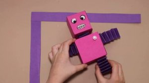 Как сделать поделку Робота из бумаги своими руками