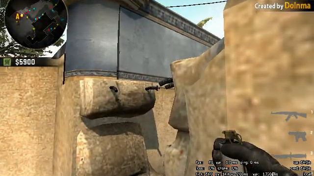 CS:GO (РАСКИДКА НА КАРТЕ DE_DUST 2) 2 ЧАСТЬ смотреть онлайн