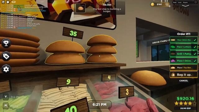Making Burgers LIVE With YOU! Roblox Burger Game Live!