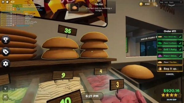 Making Burgers LIVE With YOU! Roblox Burger Game Live!