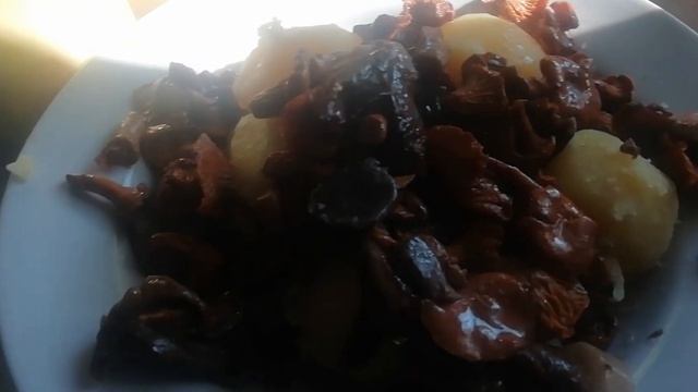 Простое блюдо которое ждёшь с нетерпением и каждую Осень. Маслята, Лисички и Боровики с Картохой. смотреть онлайн