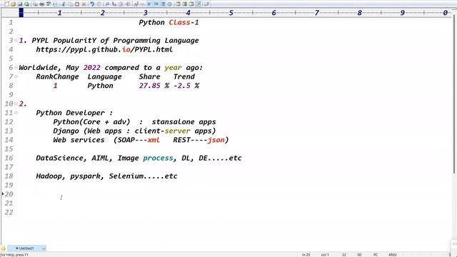 PYTHON (Fast Track) tutorials || Demo - 1 || by Mr. Prakash Babu On 25-05-2022 @4PM IST смотреть онлайн