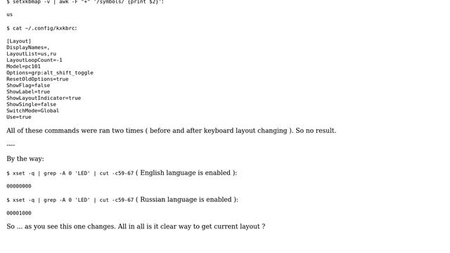 Ubuntu: How to get keyboard layout (language) in terminal (console, command-line)? смотреть онлайн