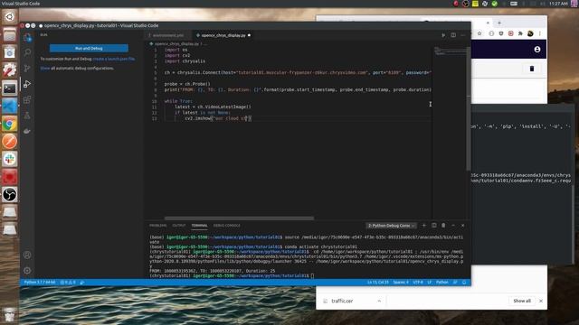 How to stream remote RTMP camera into the cloud and consume live video stream: Python &OpenCV for M смотреть онлайн