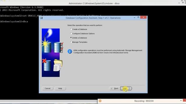 Delete Database Using DBCA смотреть онлайн