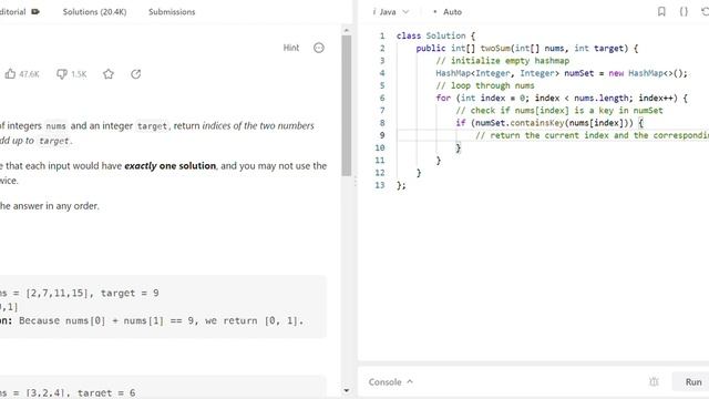 LeetCode 1. Two Sum (Python, Java, C++) смотреть онлайн