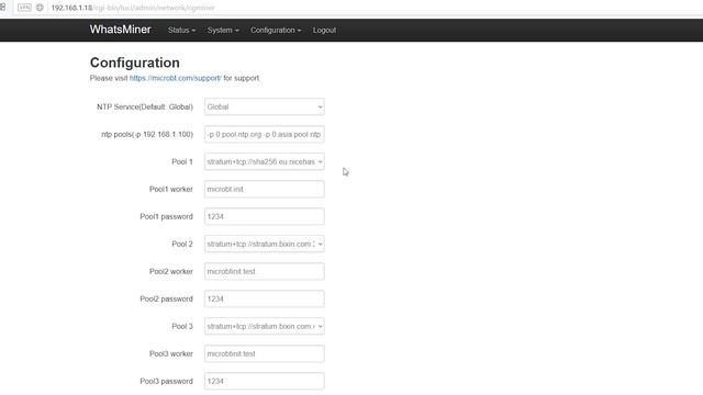 Инструкция Асик WhatsMiner M3. Настройка и подключение к Nicehash