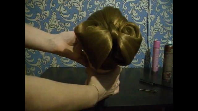 Причёска для бальных танцев №5