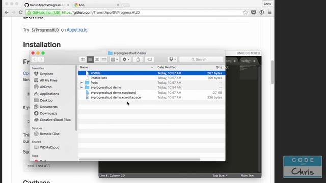 Use SVProgressHUD for Loading spinners, Progress and Status messages - Cocoapod install смотреть онлайн
