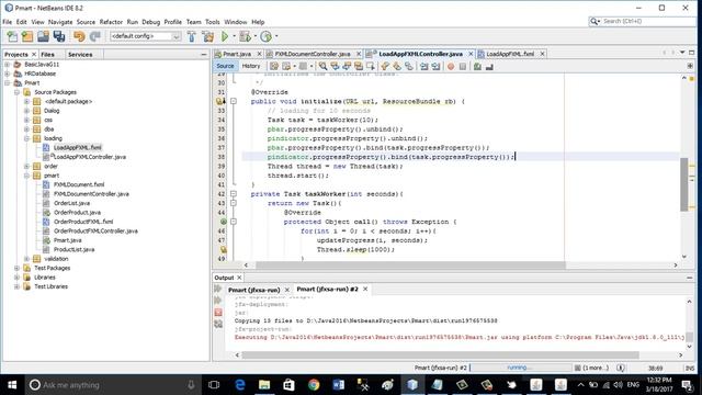 #16 JavaFx and SQL Server Tutorials | binding, Progressbar, ProgressIndicator & Pop up Windows смотреть онлайн