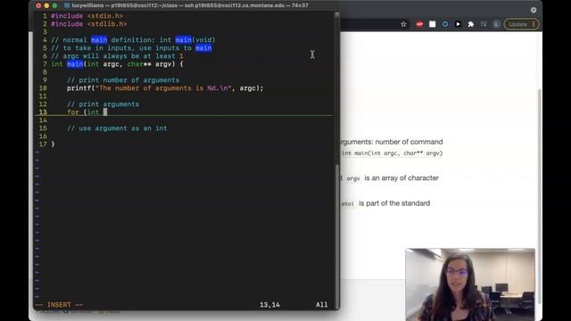 Lecture 8 video 1: command line arguments смотреть онлайн