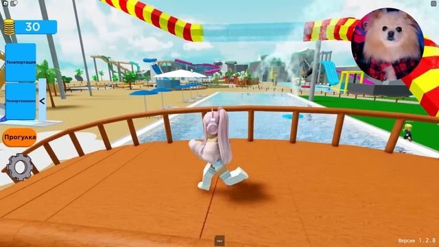 ЭЛИС В АКВАПАРКЕ РОБЛОКС ! САМАЯ ВЫСОКАЯ ВОДНАЯ ГОРКА | КУПАЮСЬ В ROBLOX смотреть онлайн