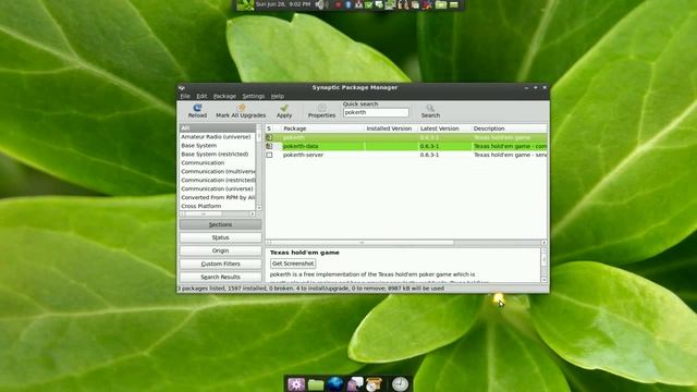 Download Deb Files Off Synaptic List - Linux Mint 7 смотреть онлайн