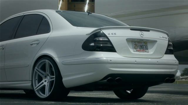 W211 Mercedes Benz E55 AMG w/ 20" Incurve Deep Concave Wheels / Rims смотреть онлайн