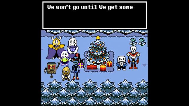Undertale - We wish you a merry christmas смотреть онлайн